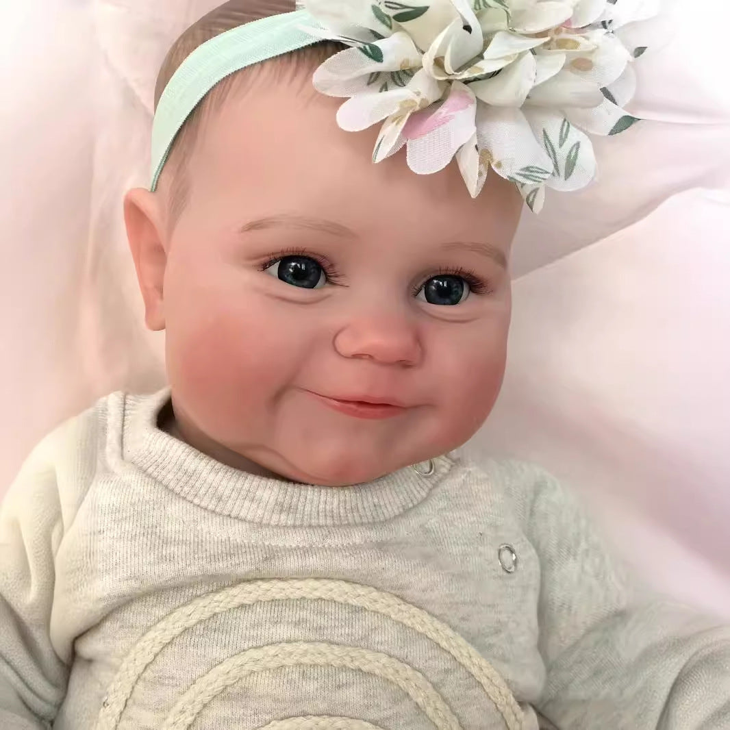 Muñeca Reborn Maddie de 24 pulgadas, cuerpo completo de vinilo, muñeca bebé niña, juguete de baño, regalo