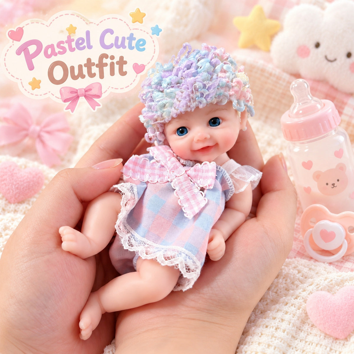 6 inch silicone reborn doll, available in various styles – a perfect seasonal gift for children