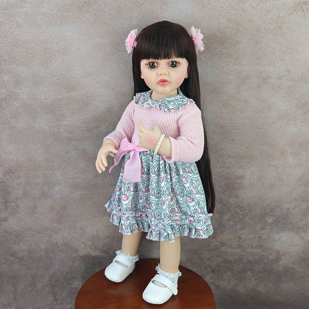 Muñecas Reborn tipo toddler de vinilo completo de 22 pulgadas, varios diseños a elegir, juguete de compañía para niños y coleccionistas adultos