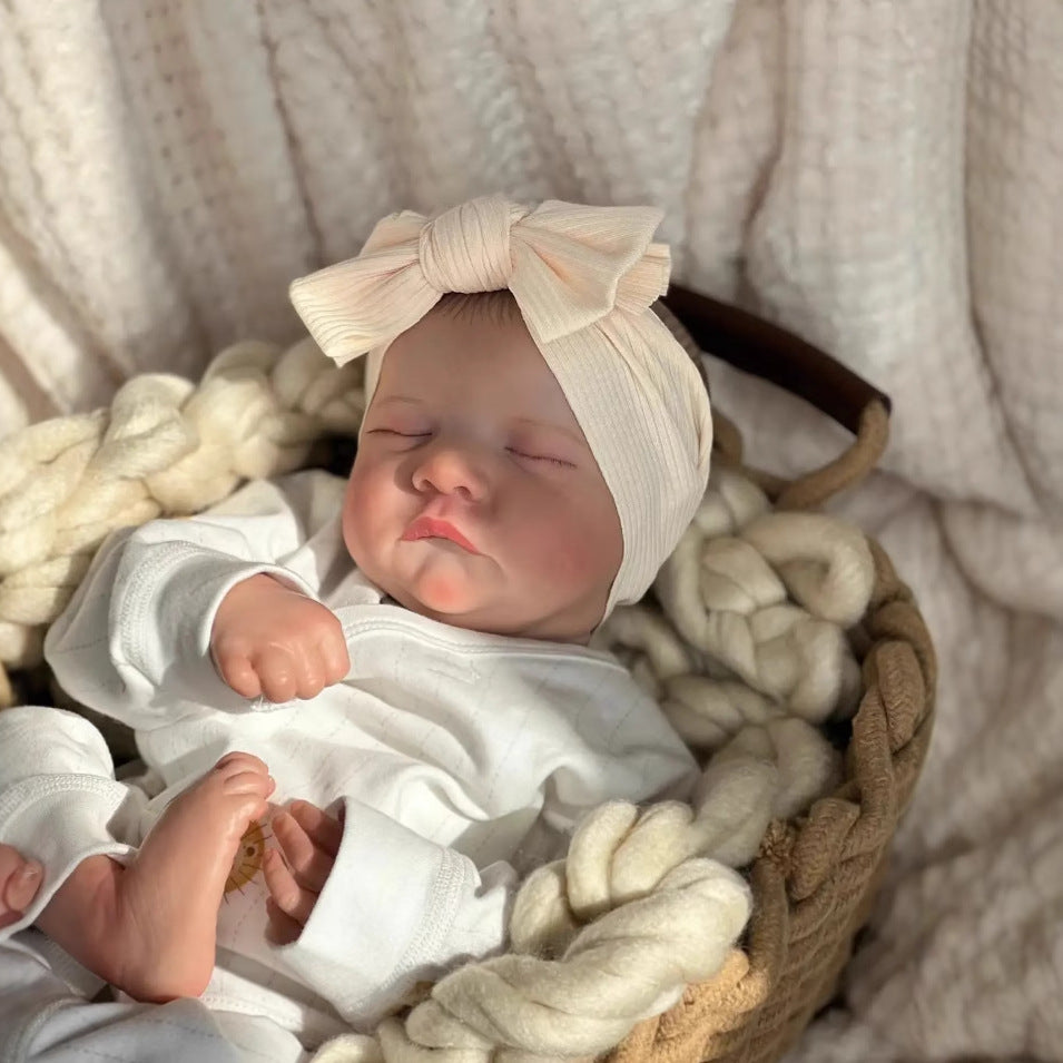 Muñeca bebé Reborn Levi, recién nacido realista, de vinilo, tamaño real, 19 pulgadas (48 cm)