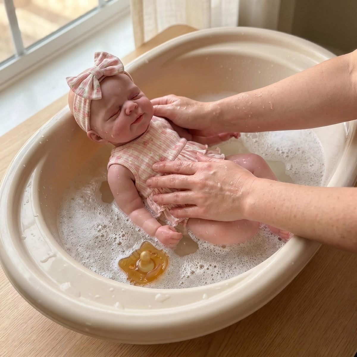 Muñeca Reborn de silicona de 18 pulgadas, juguete divertido de rol para niños pequeños y compañero para aliviar el estrés para adultos coleccionistas de muñecas, opción de regalo premium para cumpleaños y días festivos