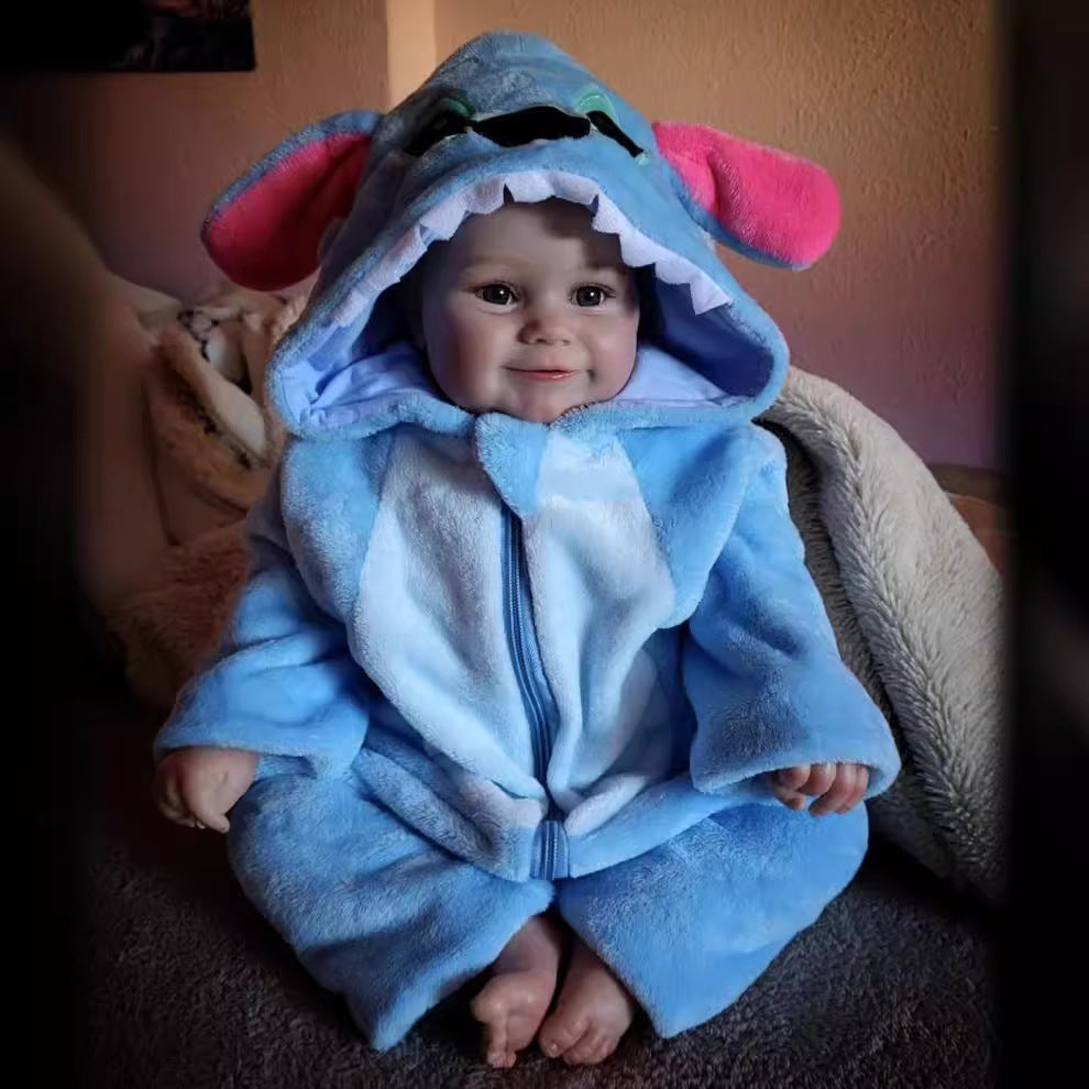 Muñeca bebé reborn de 24 pulgadas con cuerpo completo de vinilo, realista y hecha a mano, regalo ideal para niñas recién nacidas
