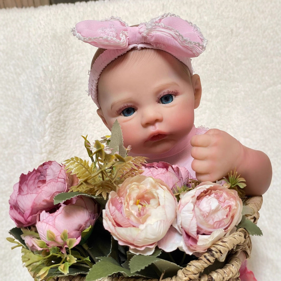 Muñeca Reborn de vinilo completo de 48 cm, regalo para niños