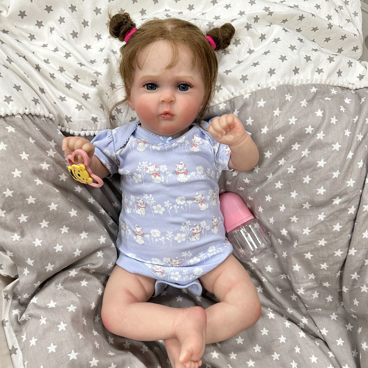 Muñecas Reborn de 20 pulgadas con cuerpo de tela, muñecas de bebé recién nacido suaves al tacto, juguetes para niñas, muñecas Reborn