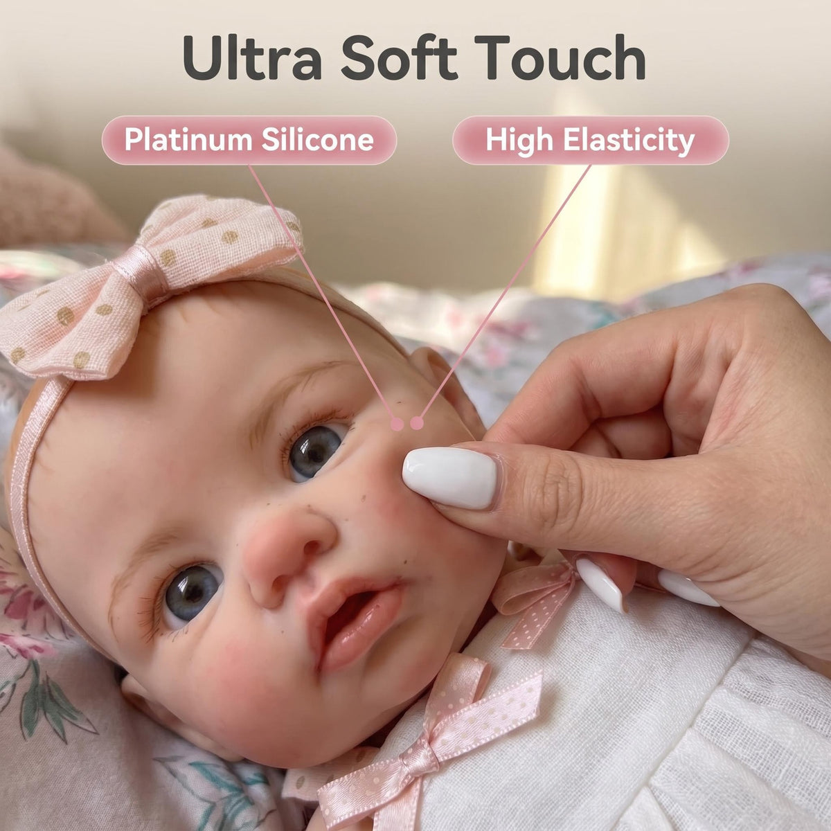 Muñeca Reborn de silicona de 12 pulgadas, juguete de compañía para niños y coleccionistas adultos, regalo maravilloso para cumpleaños, baby showers y todas las celebraciones festivas