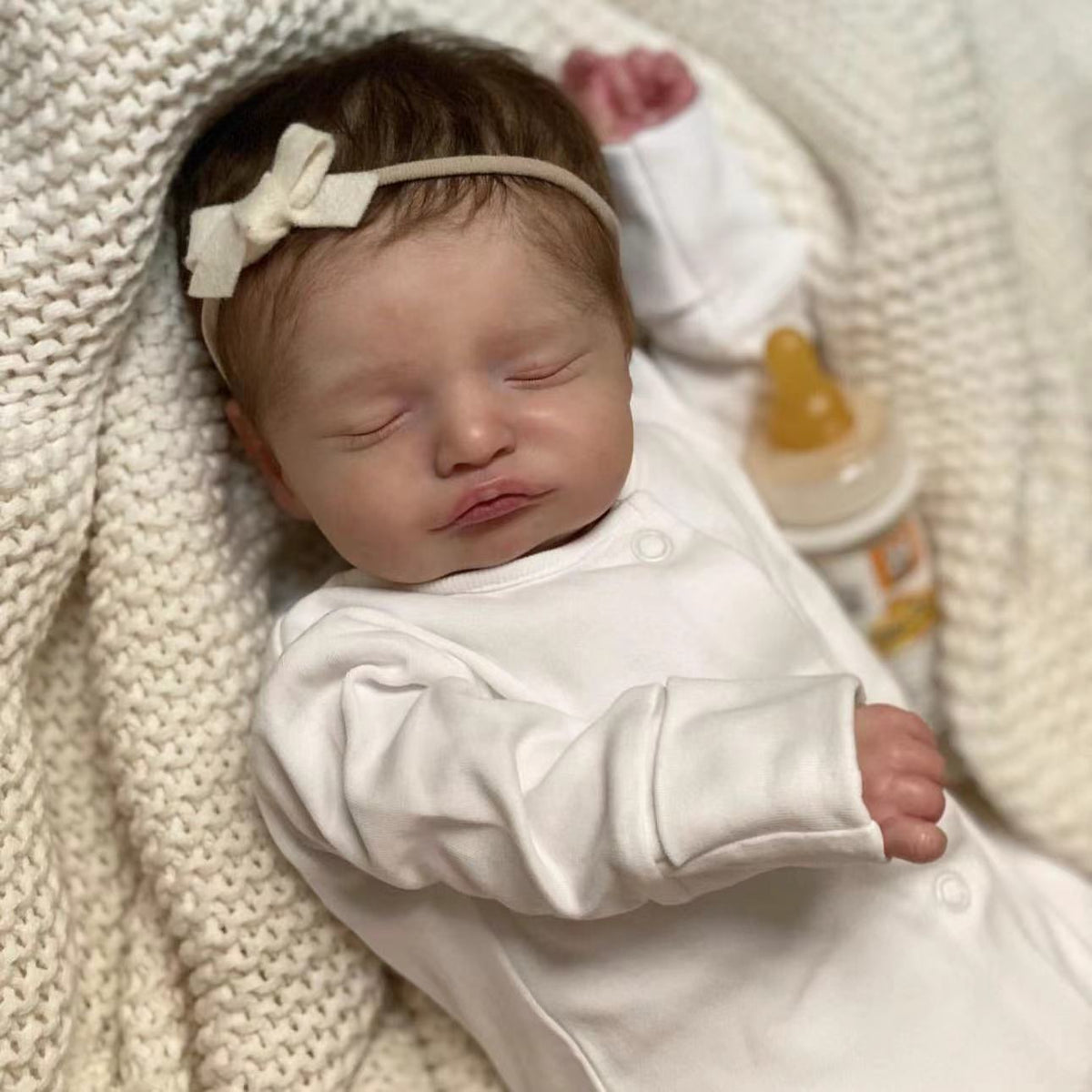 Muñecas Reborn de 19 pulgadas con cuerpo de tela, muñecas de bebé recién nacido de tacto suave, juguetes para niñas