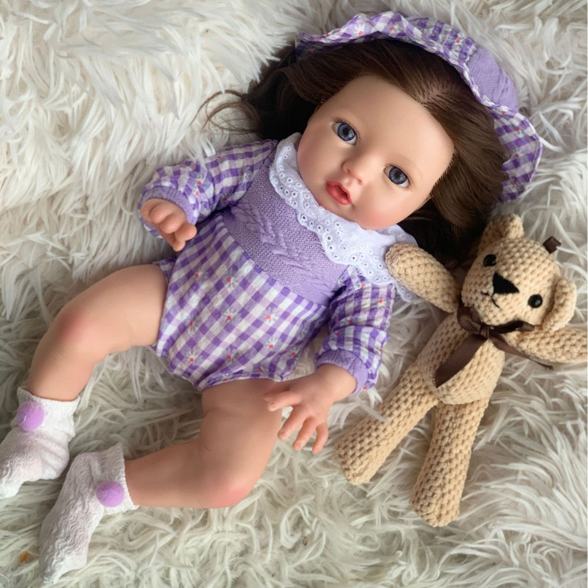 [Sistema de beber y orinar] Muñeca Reborn de niña de 13 pulgadas de silicona sólida, muñeca realista con función de beber y orinar, juguete para niños y coleccionistas de muñecas