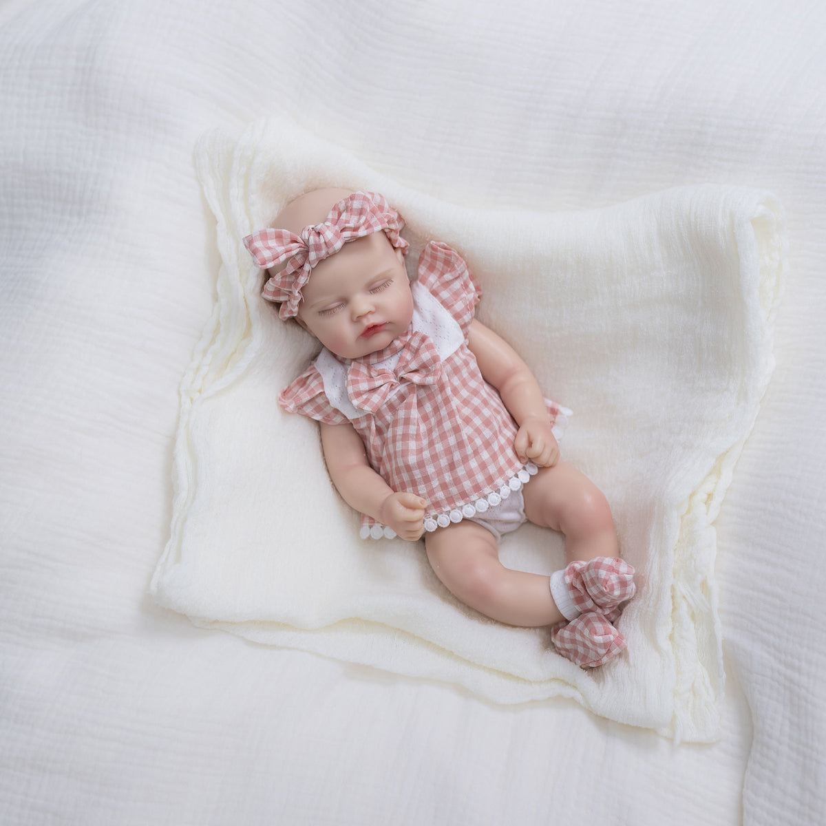 Muñeca Reborn realista de 12 pulgadas con cuerpo completo de silicona, ideal para juegos de imitación y exhibición en casa, una opción de regalo flexible para festividades y fiestas de cumpleaños.