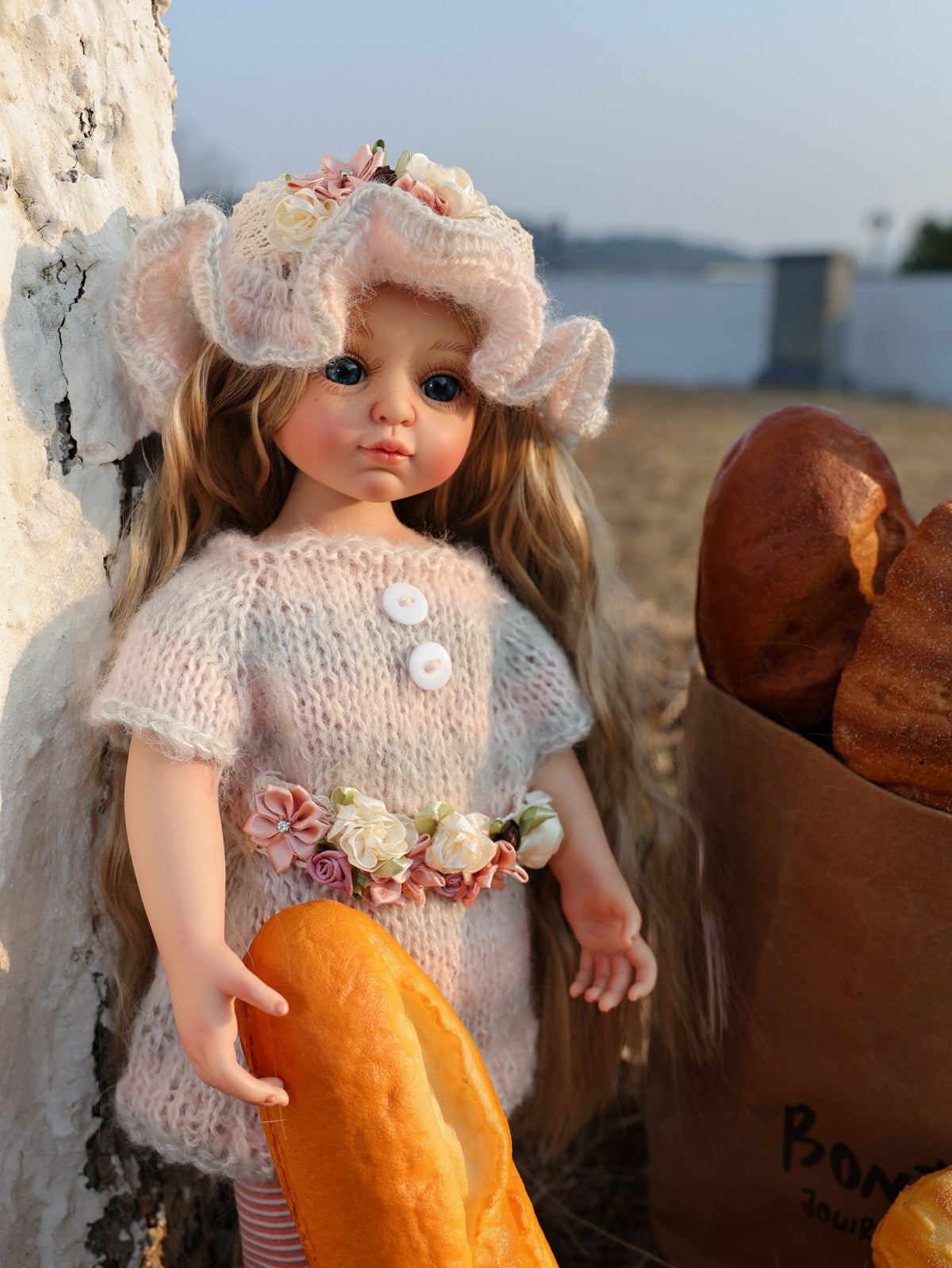 Vestido de muñeca de 45 cm tipo American Girl para casa de muñecas