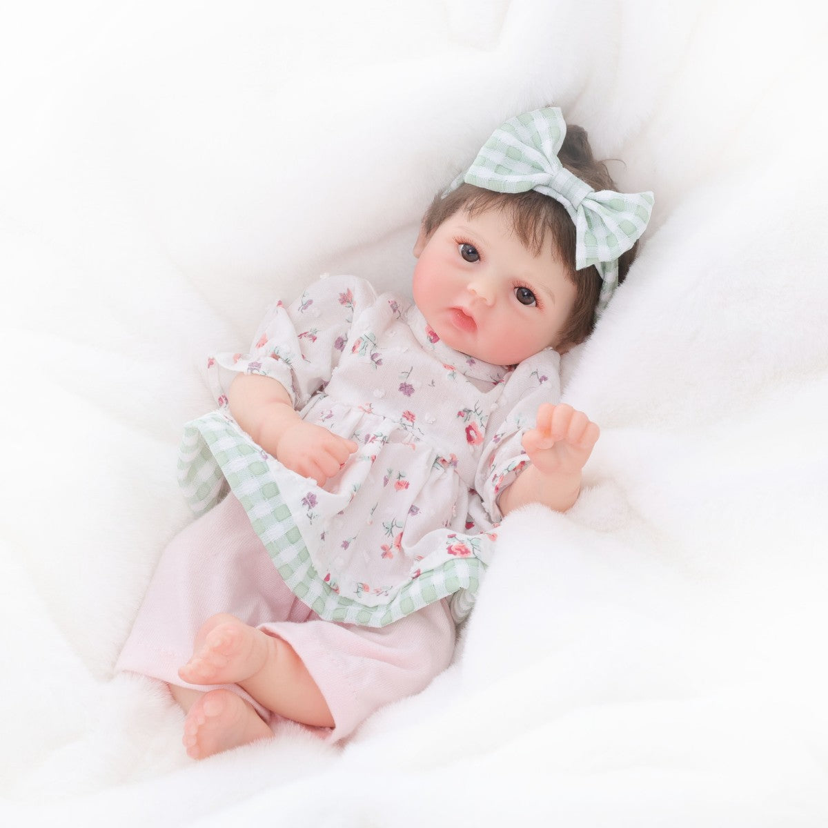 Muñeca bebé de silicona maciza de 12 pulgadas (30 cm), simulación reborn