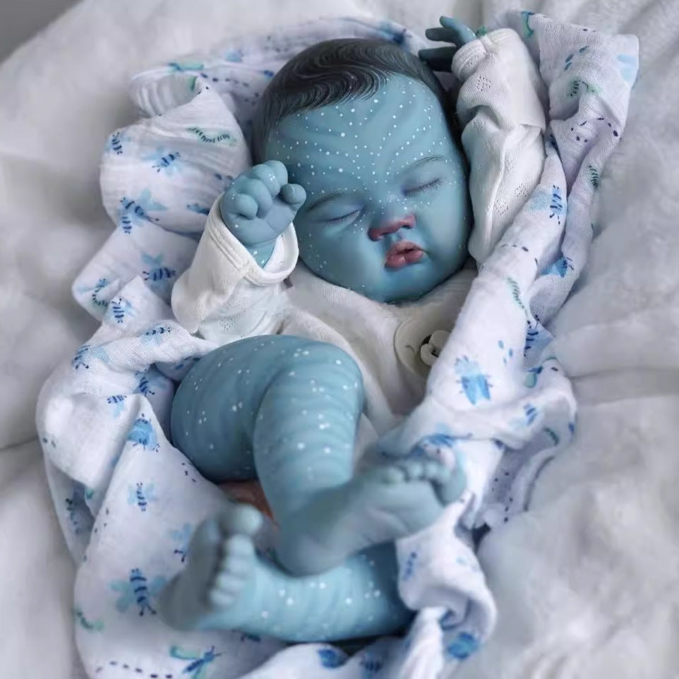 Muñeca reborn de colección Avatar de 20 pulgadas con cuerpo de tela, juguete de recuerdo preciado para niños y coleccionistas adultos