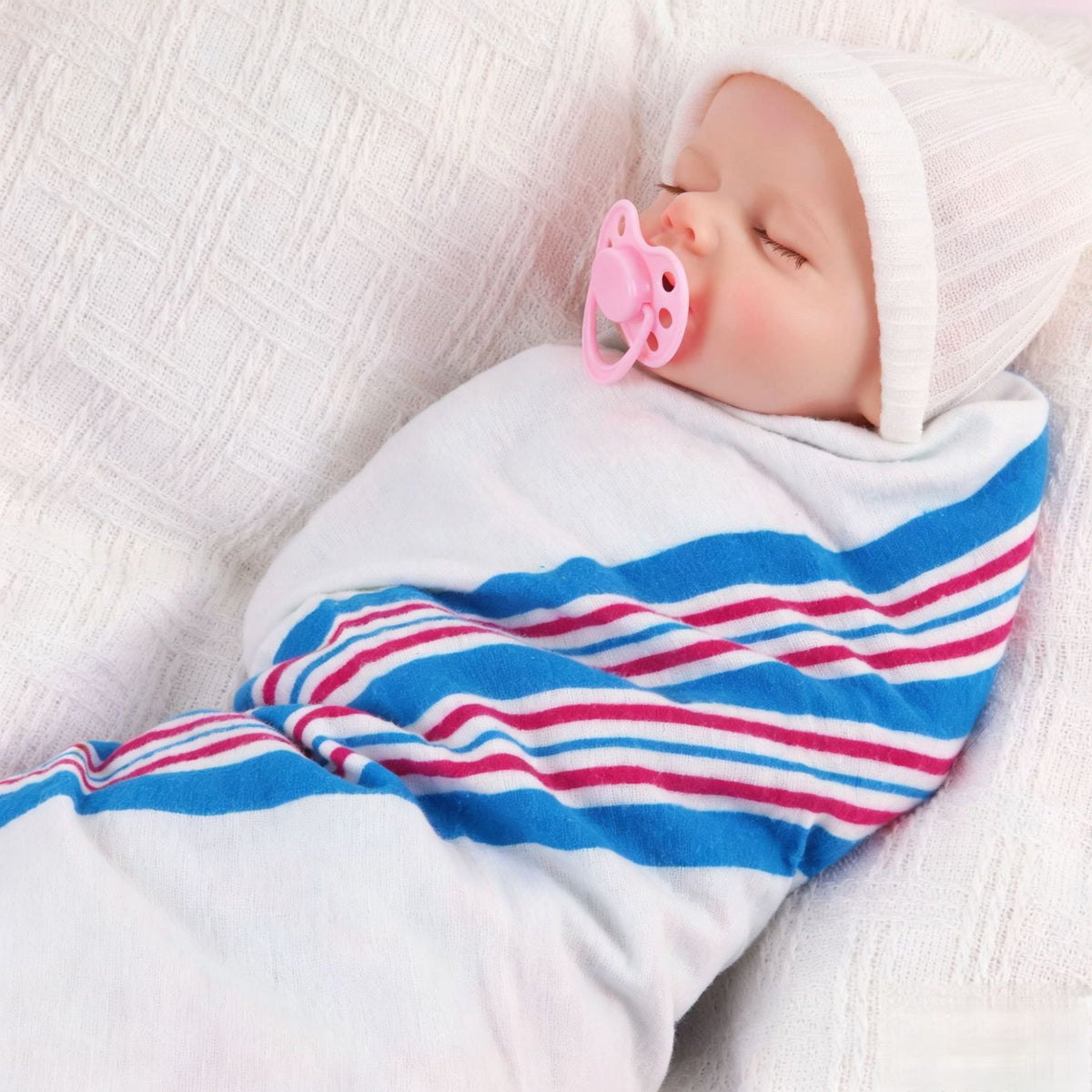 Muñeca bebé reborn simulada de 18 pulgadas, súper suave y realista con cuerpo completo de silicona sólida, regalo para entusiastas de las muñecas