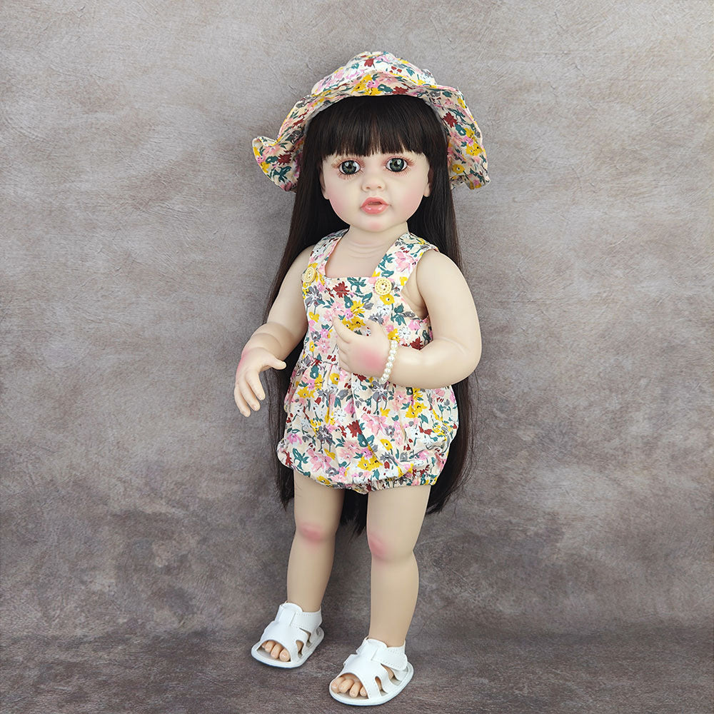 Muñecas Reborn tipo toddler de vinilo completo de 22 pulgadas, varios diseños a elegir, juguete de compañía para niños y coleccionistas adultos
