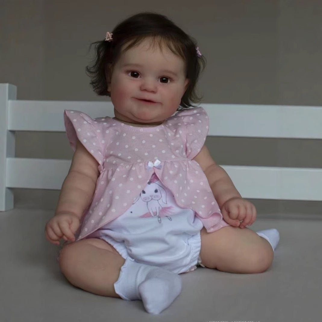 Muñeca Reborn Maddie de 50 cm, de vinilo completo, con piel 3D, regalo para niños