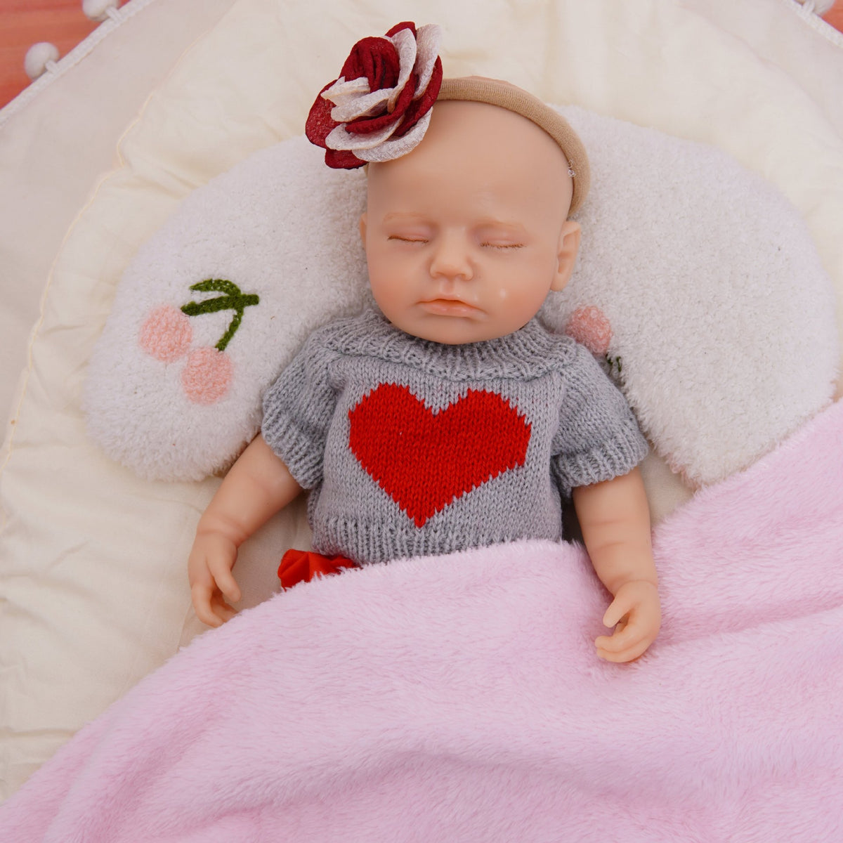 Muñeca reborn nueva de 12 pulgadas, de silicona sólida completa con piel de bebé suave simulada, juguete para regalo