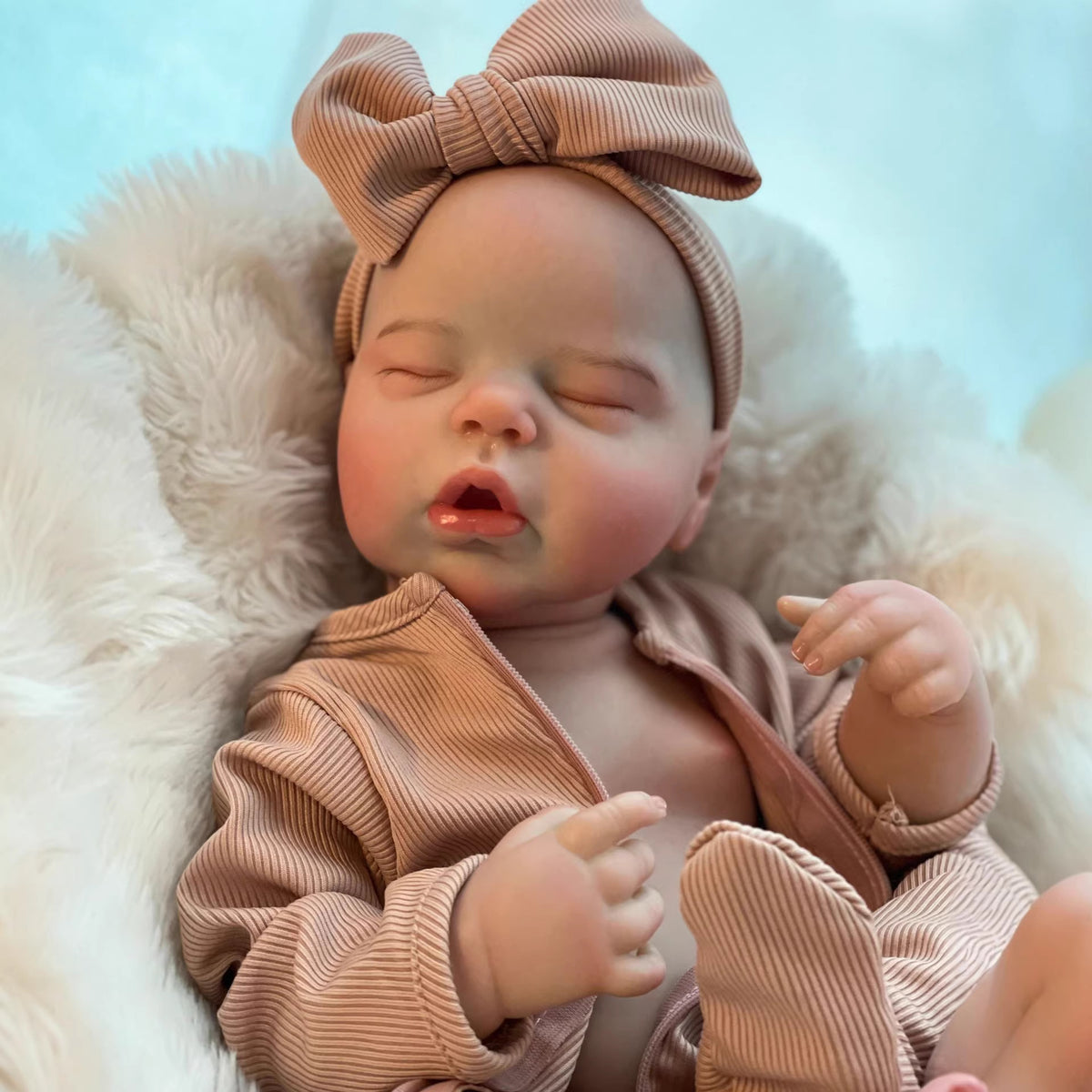 Muñeca de simulación Reborn de 19 pulgadas, muñeca con piel 3D pintada exquisitamente, regalo para niños