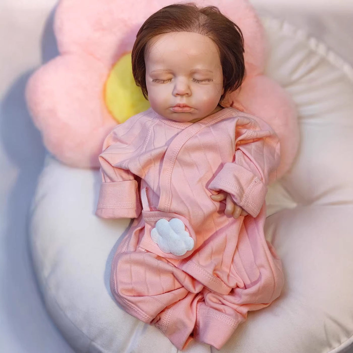 Muñecos bebé reborn de 16 pulgadas con cuerpo completo de silicona sólida para niña/niño como regalo