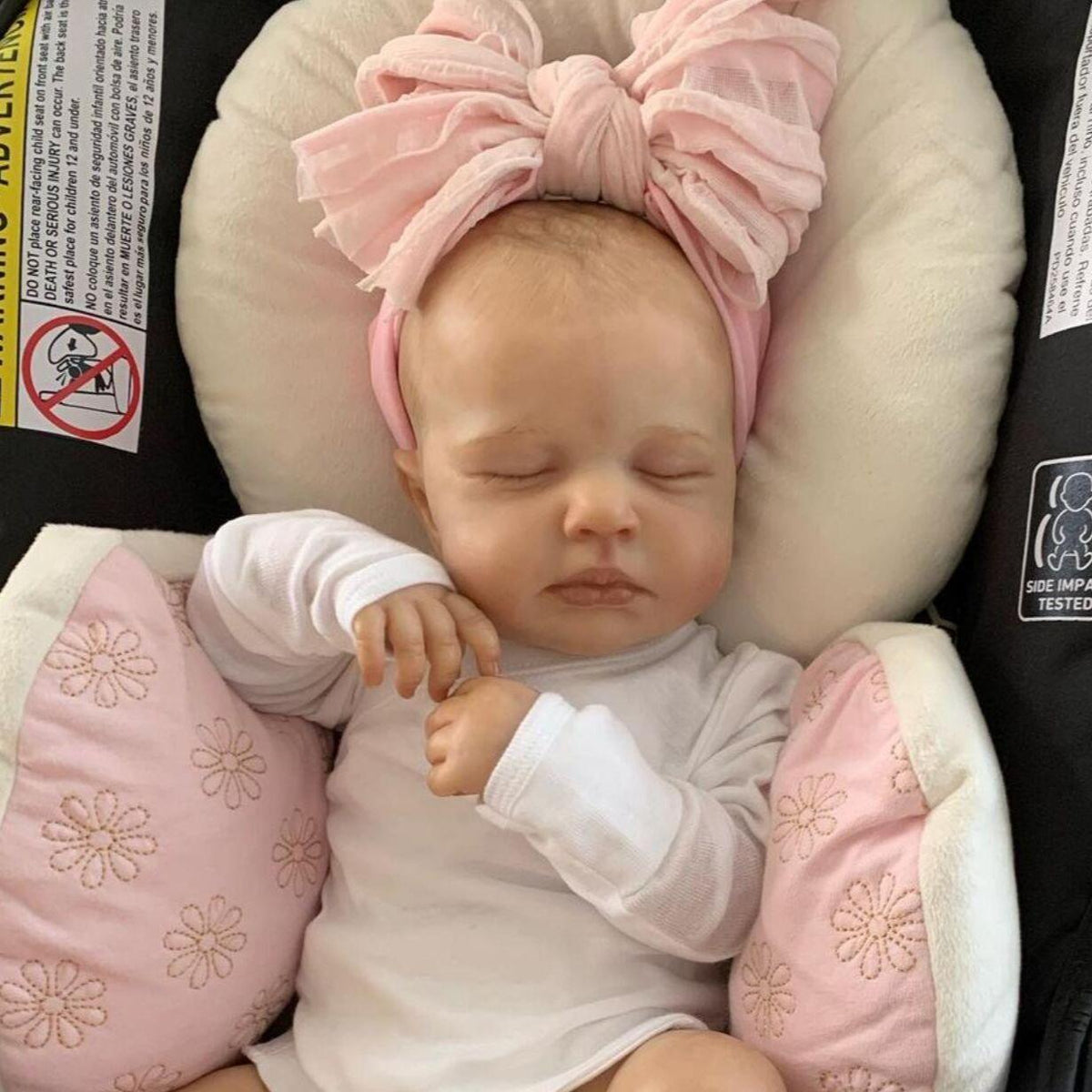 Muñecas Reborn de 19 pulgadas con cuerpo de vinilo completo y extremidades de tacto suave para niñas