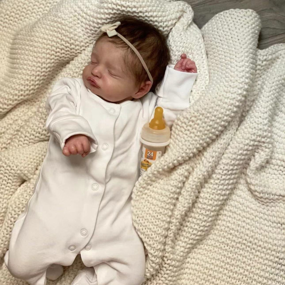 Muñecas Reborn de 19 pulgadas con cuerpo de tela, muñecas de bebé recién nacido de tacto suave, juguetes para niñas