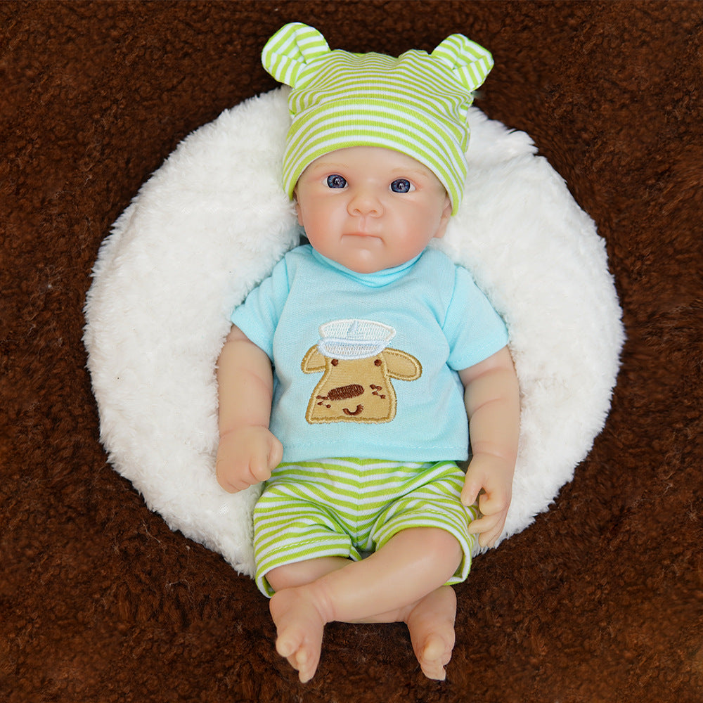 Muñeca Reborn de silicona maciza de 13/18 pulgadas, juguete infantil realista y lavable para coleccionistas y juegos de imitación