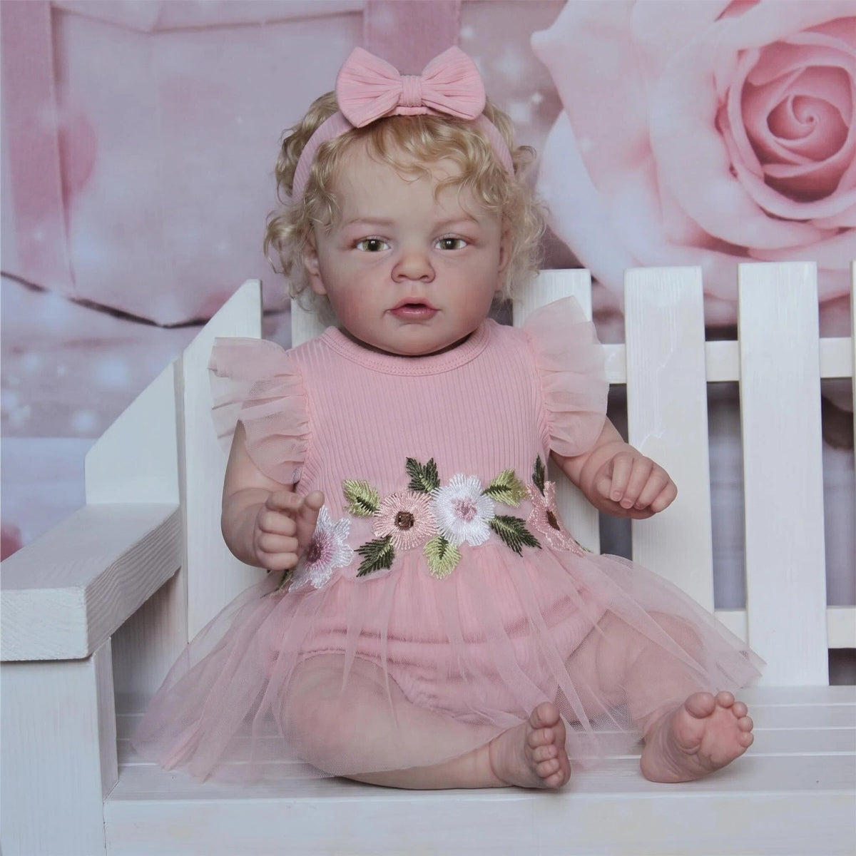 Muñeca Reborn de 19 pulgadas con cuerpo de tela y extremidades de vinilo, una opción de regalo maravillosa para baby showers, Acción de Gracias y celebraciones festivas