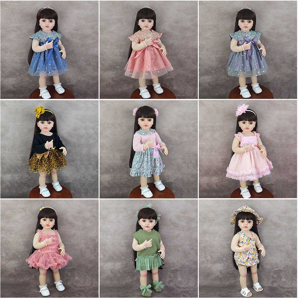 Muñecas Reborn tipo toddler de vinilo completo de 22 pulgadas, varios diseños a elegir, juguete de compañía para niños y coleccionistas adultos