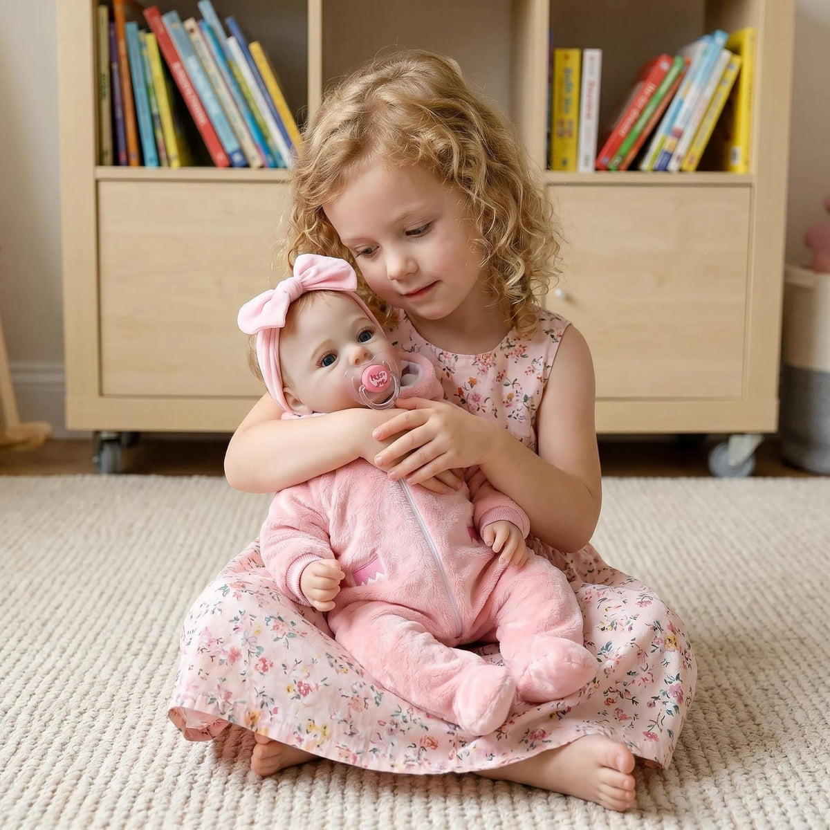 Muñeca Reborn de vinilo de cuerpo completo de 18 pulgadas, bebé realista, regalo ideal con accesorios completos para niños de 3 años