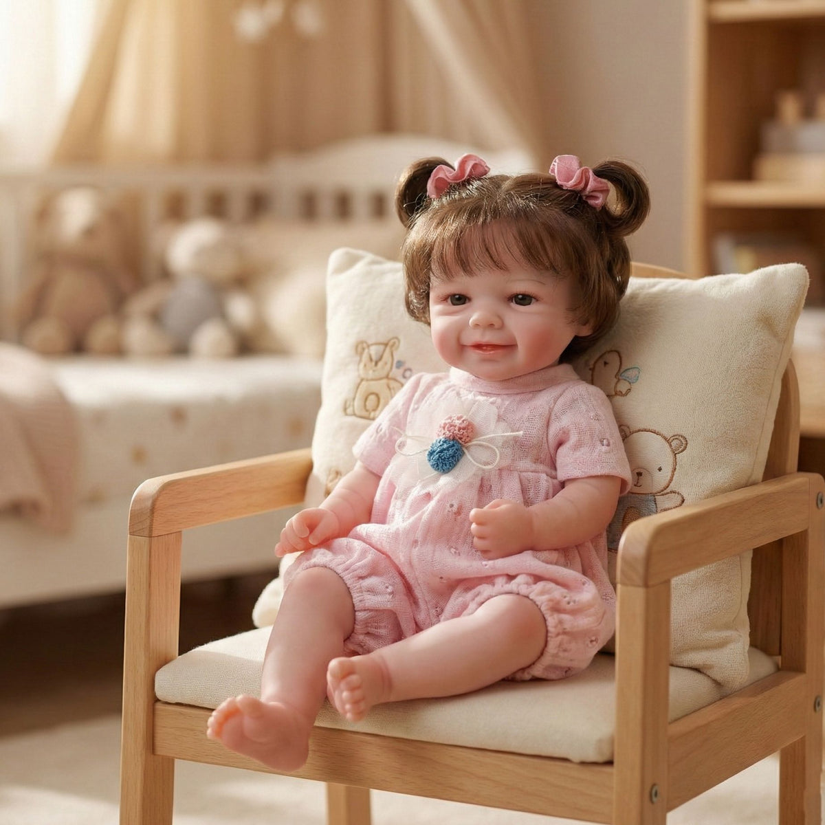 Muñeca reborn de silicona sólida de 12 pulgadas, bebé simulado de tacto realista, elástico, ideal para regalo