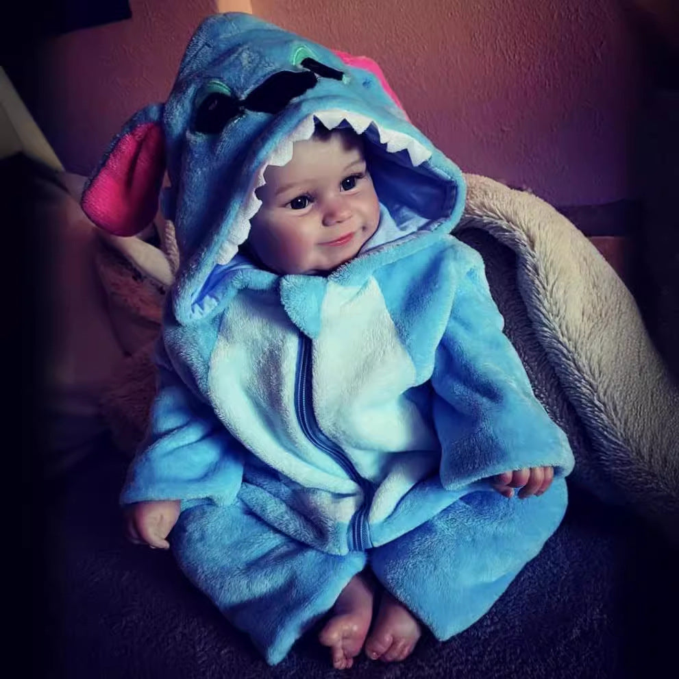 Muñeca bebé reborn de 24 pulgadas con cuerpo completo de vinilo, realista y hecha a mano, regalo ideal para niñas recién nacidas