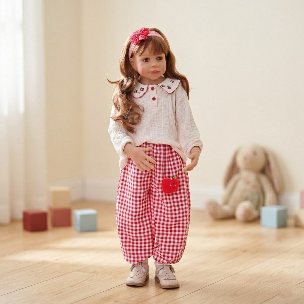 Muñeca para niña de 4-6 años de 100 cm, muñeca de alta simulación, muñeca articulada BJD