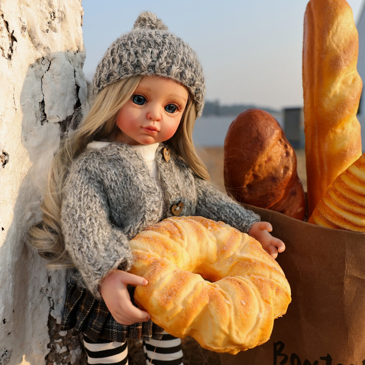 Muñeca de 45 cm, muñeca para niña, regalo bonito hecho a mano