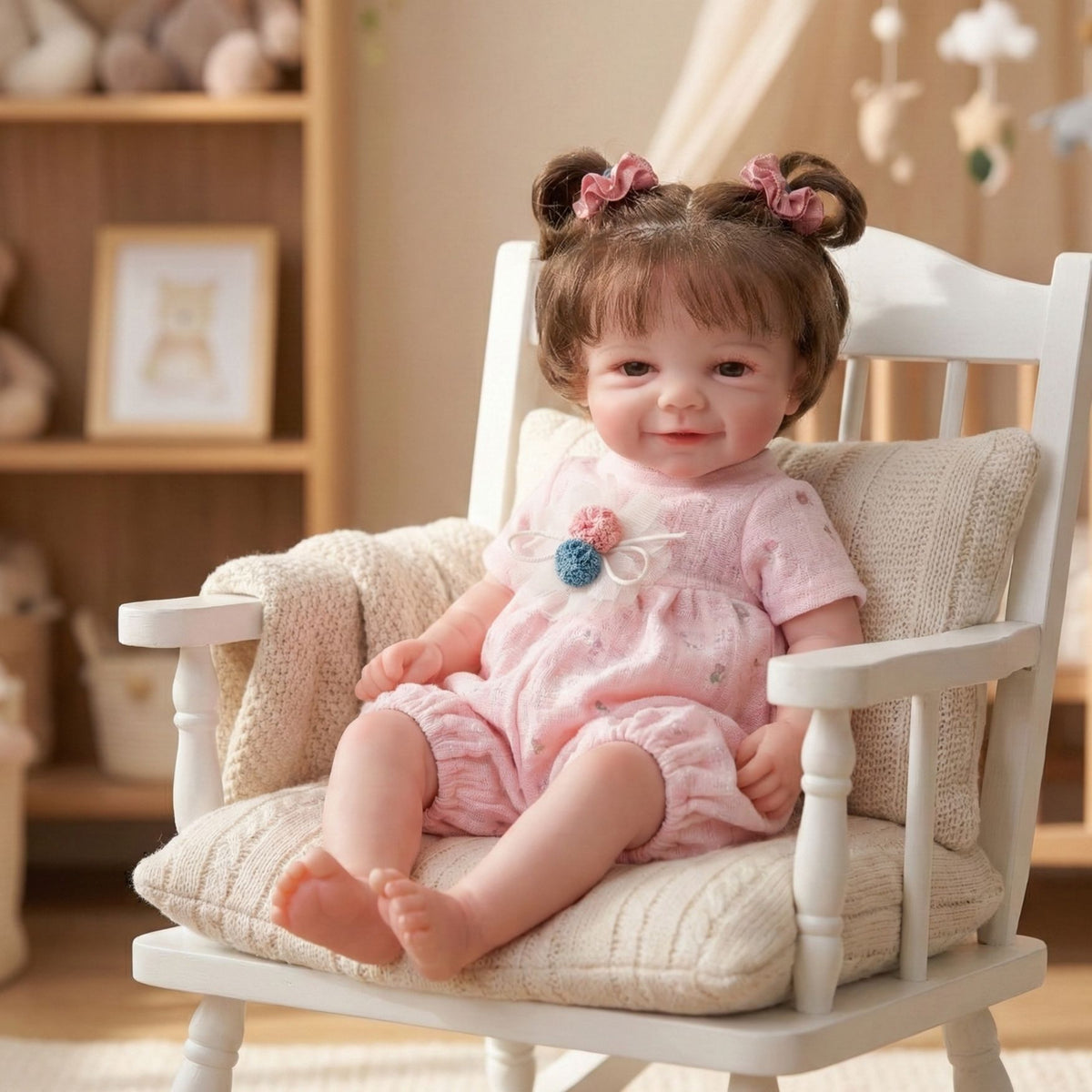 Muñeca reborn de silicona sólida de 12 pulgadas, bebé simulado de tacto realista, elástico, ideal para regalo