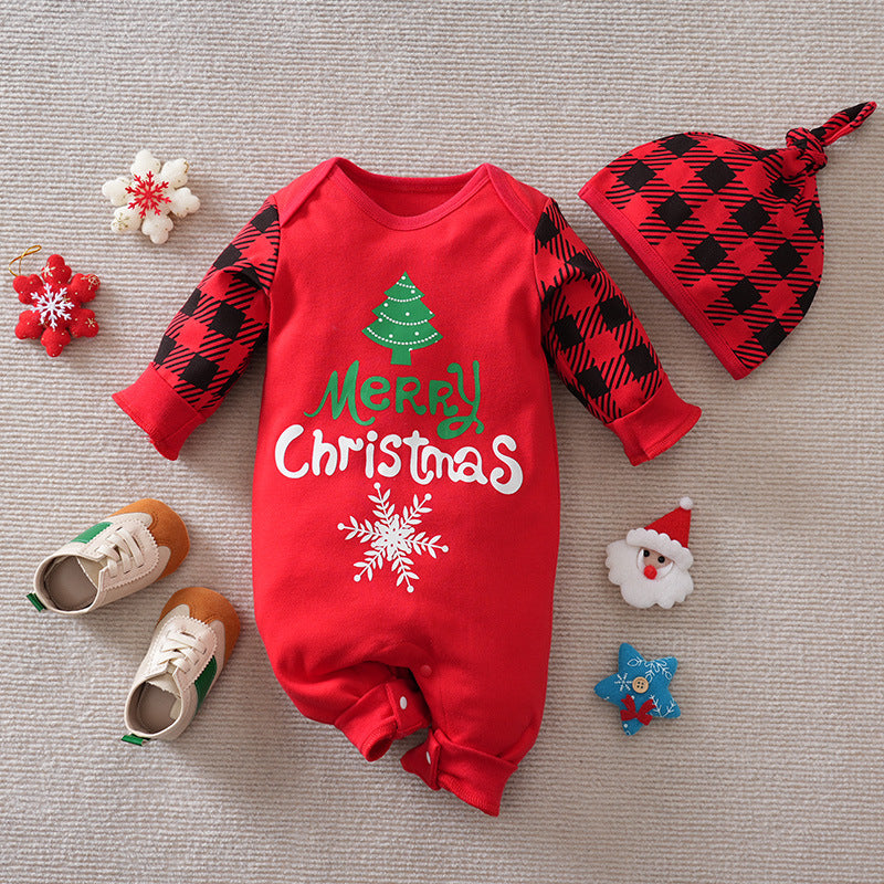 Various styles of Christmas party outfits for babies, suitable for 23/26/28-inch sizes