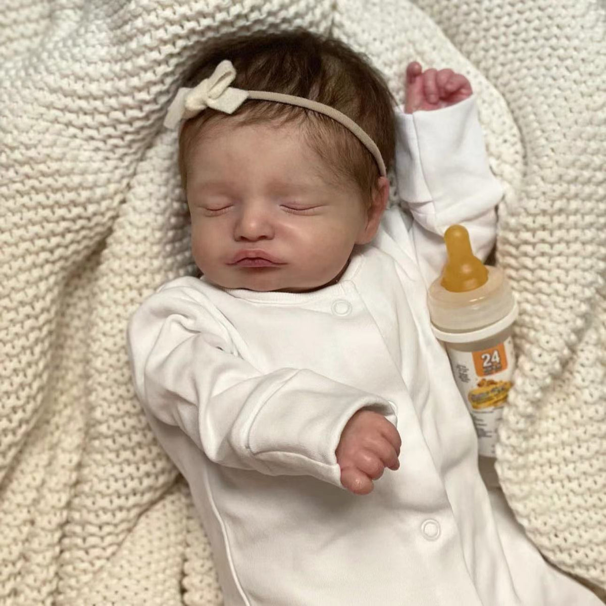 Muñecas Reborn de 19 pulgadas con cuerpo de tela, muñecas de bebé recién nacido de tacto suave, juguetes para niñas