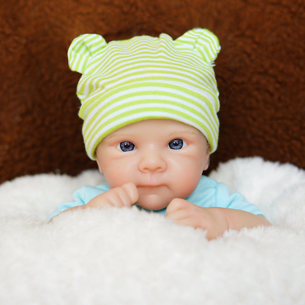 Muñeca Reborn de silicona maciza de 13/18 pulgadas, juguete infantil realista y lavable para coleccionistas y juegos de imitación