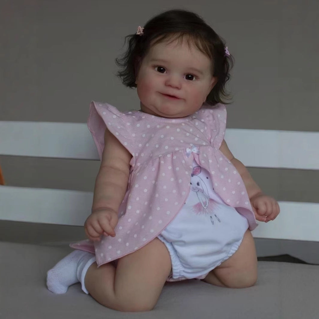 Muñeca Reborn Maddie de 50 cm, de vinilo completo, con piel 3D, regalo para niños