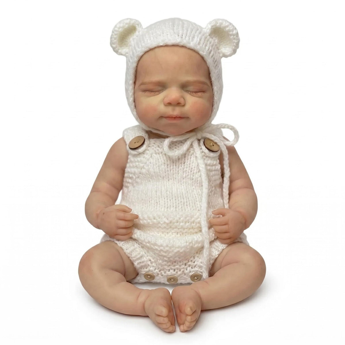 Muñeca bebé Reborn realista de silicona sólida, 12 pulgadas, flexible, elástica, supersuave, de tamaño pequeño, ideal para regalos y coleccionables