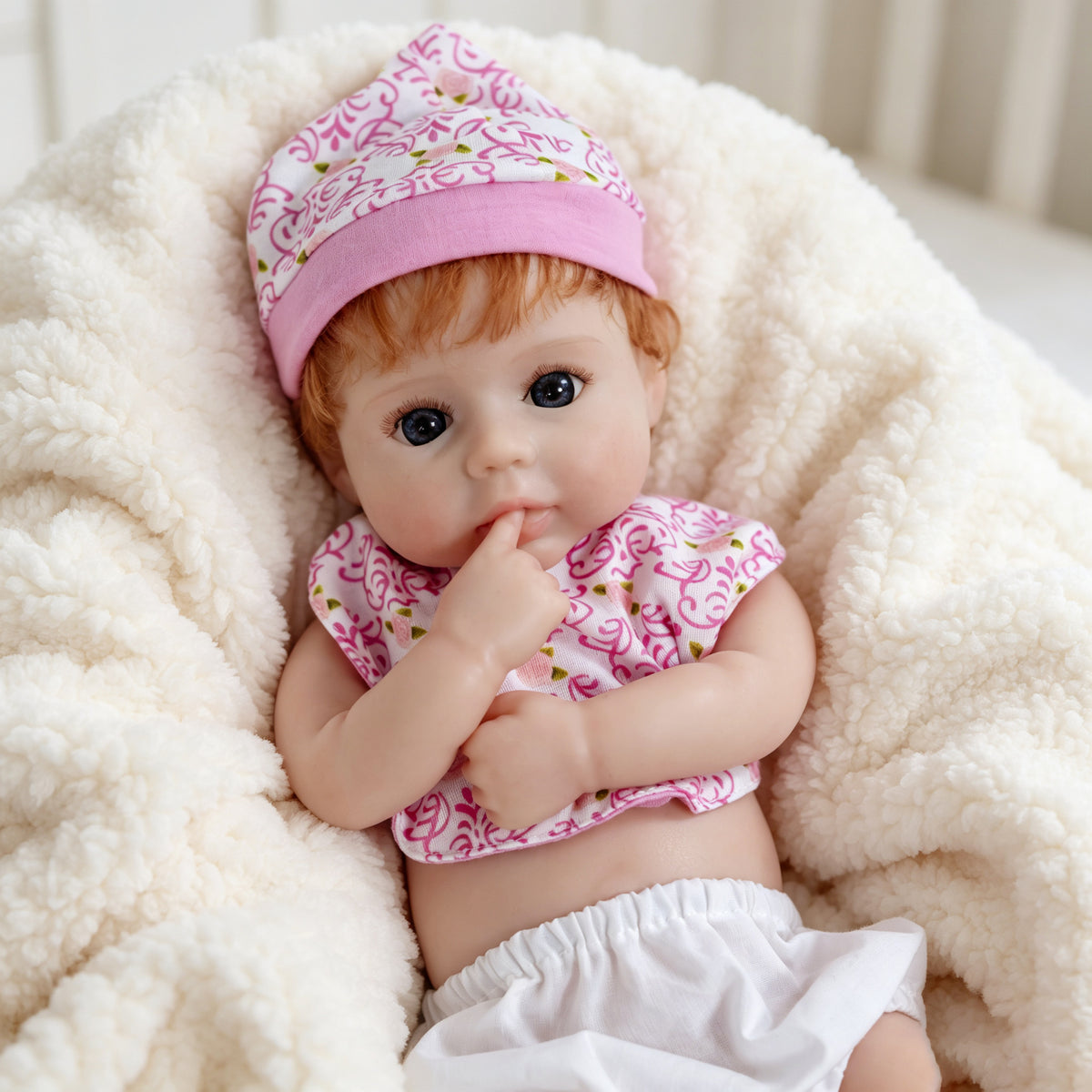 Muñeca Reborn de 18 pulgadas, elaborada artesanalmente con silicona de cuerpo completo, ideal para jugar o exhibir, una opción perfecta para sorpresas de cumpleaños y regalos de temporada.