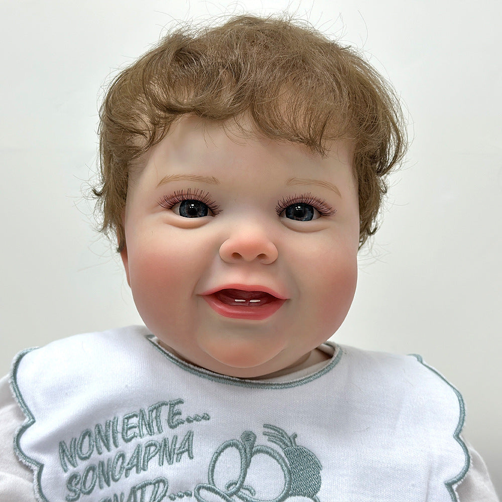 Muñeca Reborn de vinilo completo de 22 pulgadas, un hermoso regalo sorpresa para cumpleaños y festividades