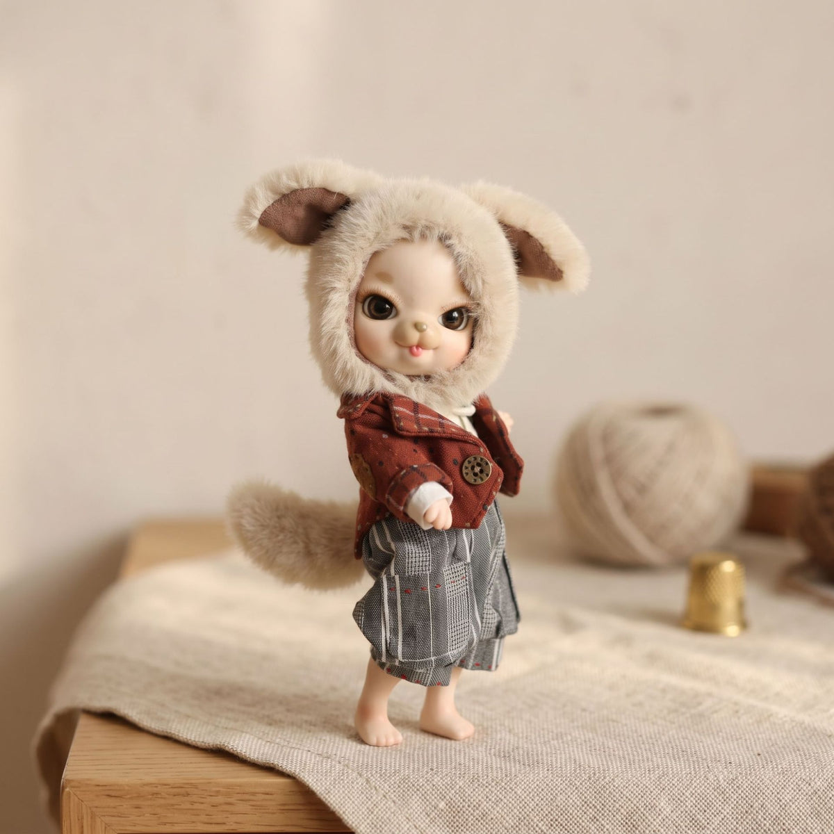 Muñeca de cuerpo de cerámica delicada de 10 pulgadas con diseño de articulación esférica, juguete de regalo para niñas y coleccionistas de muñecas