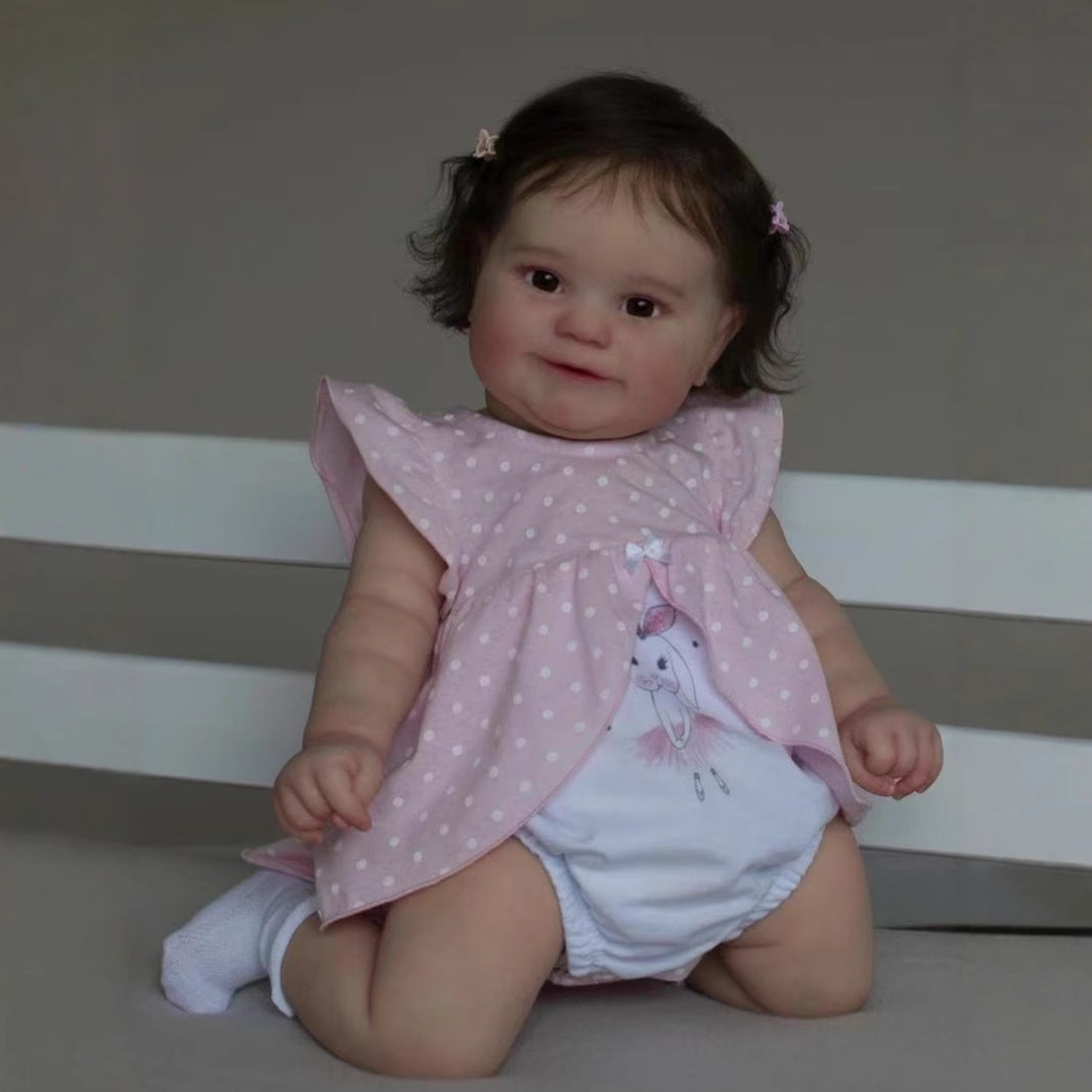 Muñeca Reborn Maddie de 50 cm, de vinilo completo, con piel 3D, regalo para niños