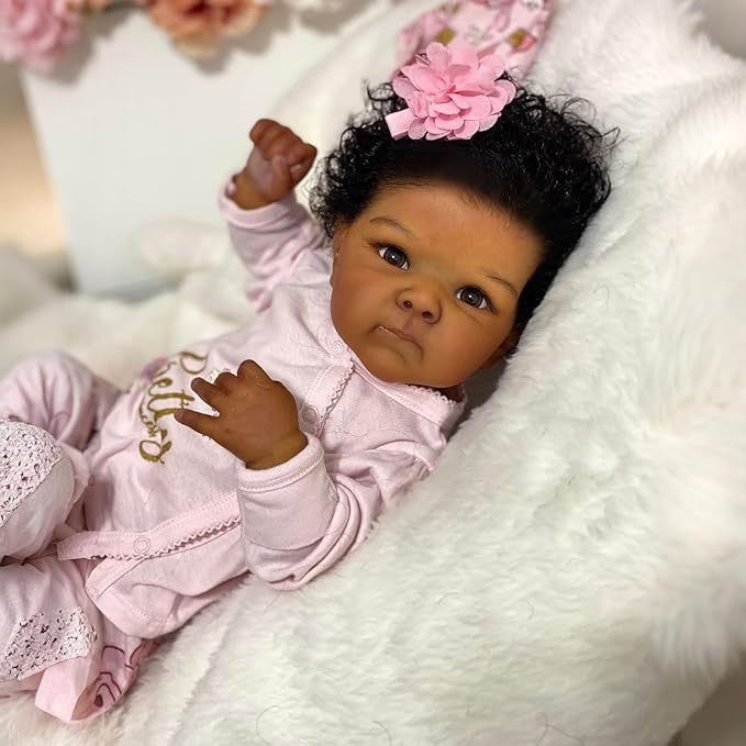 Muñeca Reborn de 18 pulgadas con cuerpo completo de vinilo, un regalo atento para niños y coleccionistas de muñecas