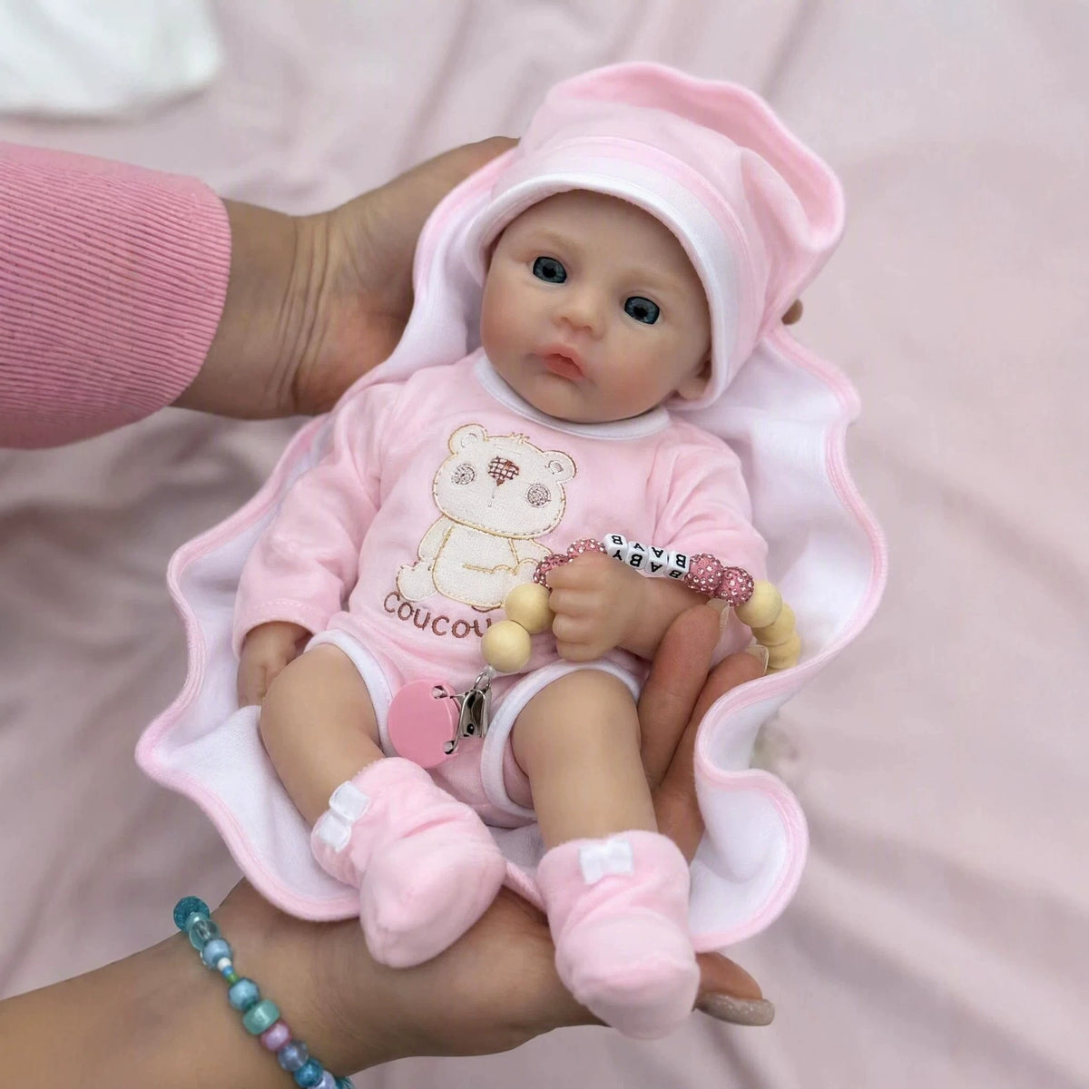 Muñeca Reborn de silicona de 16 pulgadas lista para regalo, una excelente opción como inspiración para regalos de cumpleaños y festividades.