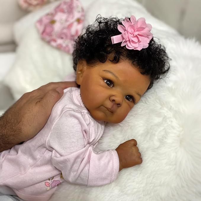 Muñeca Reborn de 18 pulgadas con cuerpo completo de vinilo, un regalo atento para niños y coleccionistas de muñecas