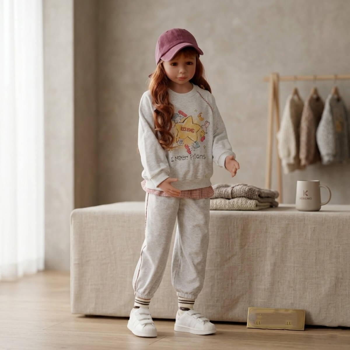 Muñeca BJD articulada para niña de 5-6 años, 120 cm