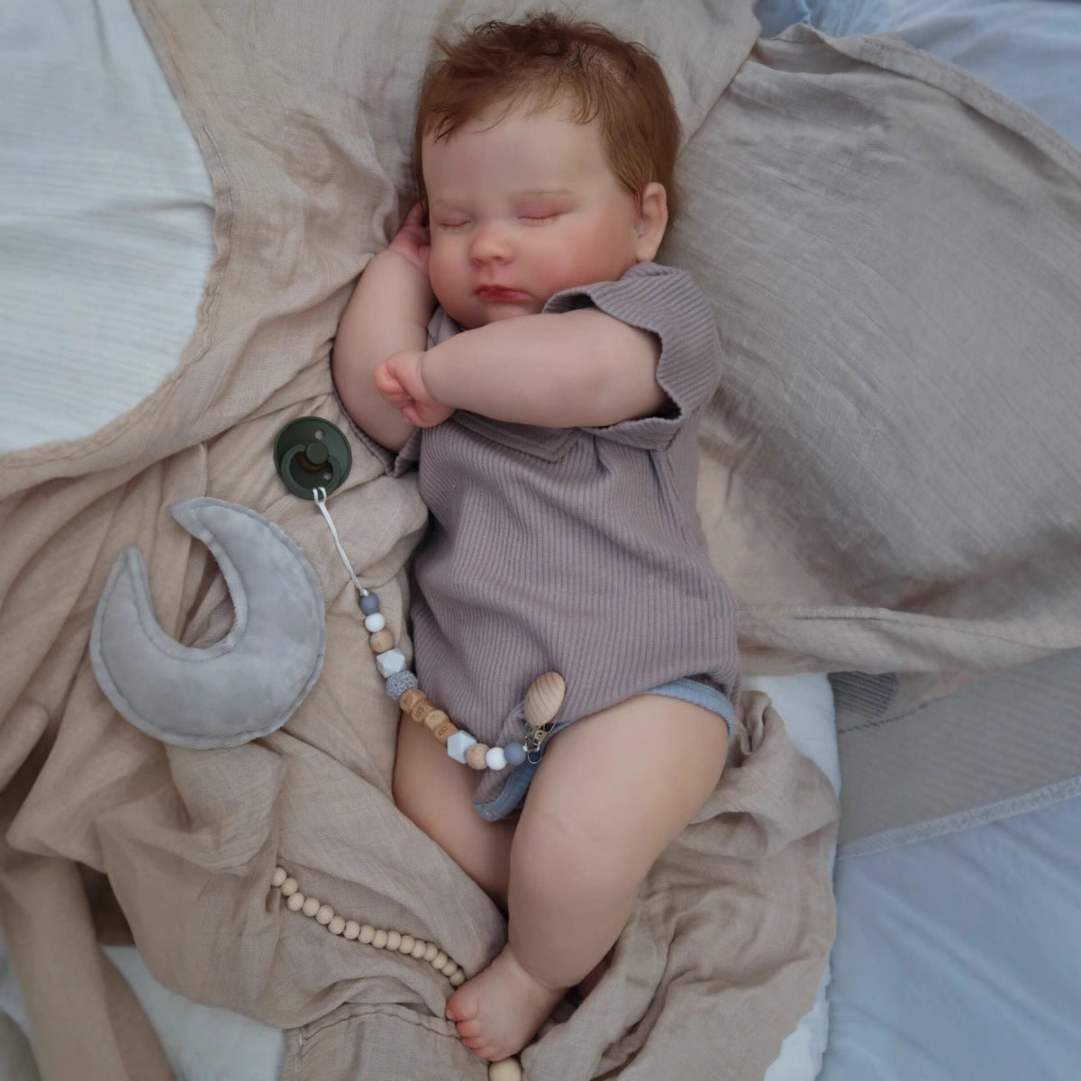 Muñeca bebé reborn simulada de 20 / 24 pulgadas, hecha a mano con cuerpo de tela, juguete ideal como regalo para niñas y coleccionistas de muñecas adultos