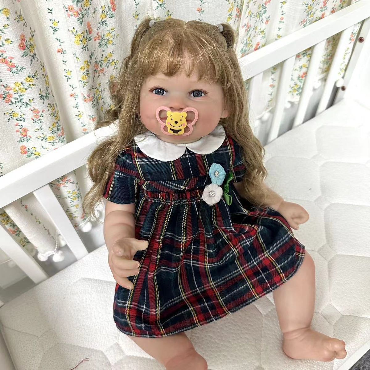 Muñecas Reborn de 24 pulgadas con cuerpo de tela, tacto suave, sonrisa, muñecas de bebé recién nacido para niñas, muñecas Reborn