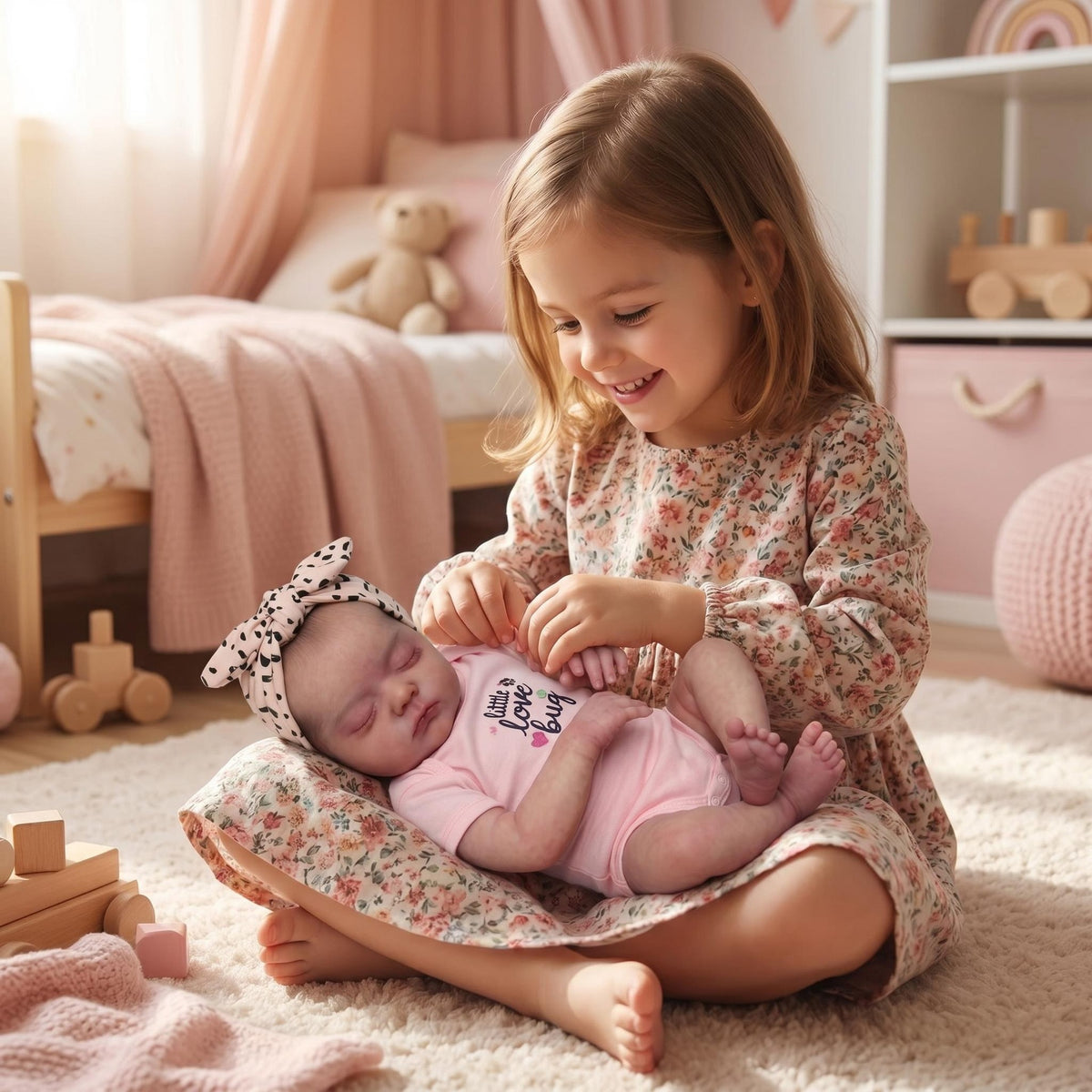 Muñeca bebé reborn realista de 19 pulgadas, cuerpo de tela suave con extremidades de vinilo, regalo perfecto para baby shower, Acción de Gracias y todas las celebraciones estacionales