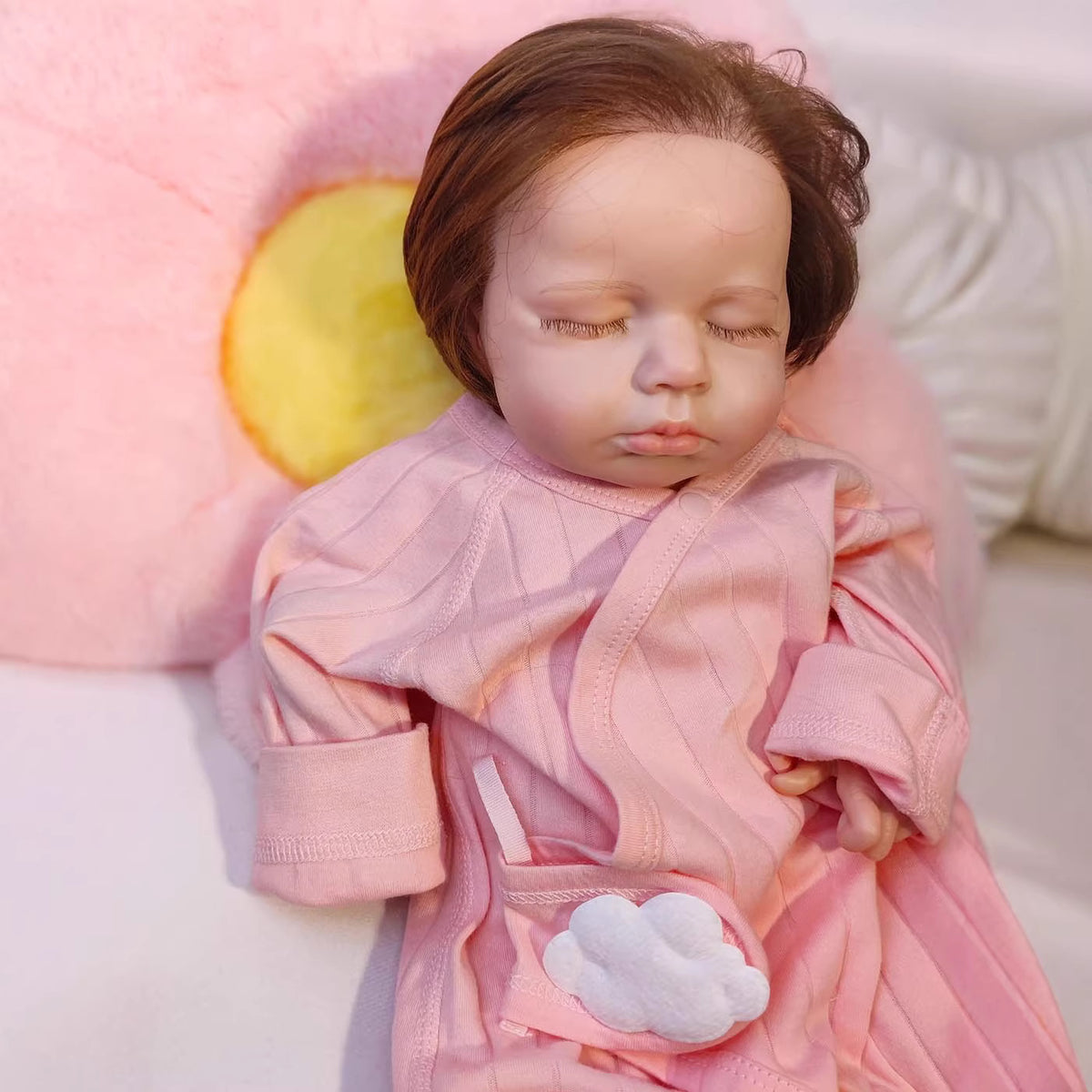 Muñecos bebé reborn de 16 pulgadas con cuerpo completo de silicona sólida para niña/niño como regalo