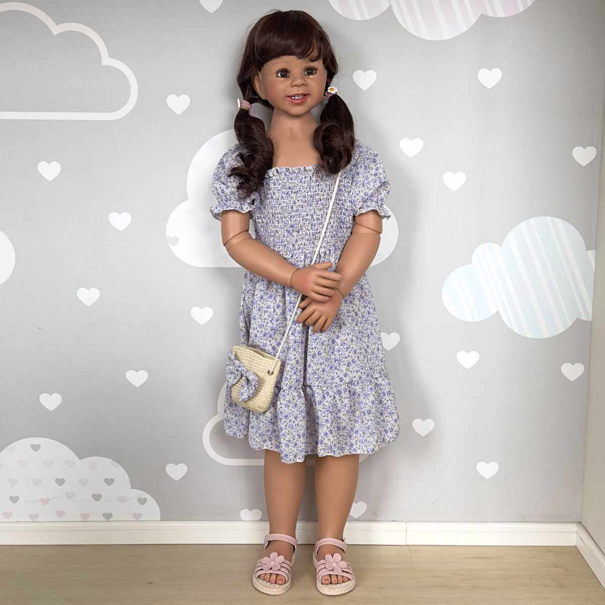 Muñecos reborn de 43 pulgadas para niños pequeños, con cuerpo completo de vinilo y extremidades articuladas, regalo sorpresa premium para fiestas de cumpleaños y celebraciones festivas estacionales